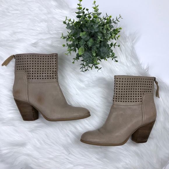 Nine West Shoes - Nine West Womens HIPPY CHIC Leather Ankle Boots